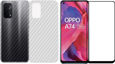 Karpine Front and Back Screen Guard for Oppo A74 5G(Pack of 2)