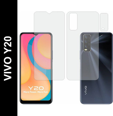 Clickbit Front and Back Tempered Glass for VIVO Y20(Pack of 3)
