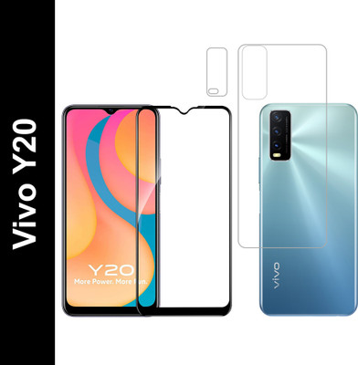 Vatsin Front and Back Tempered Glass for Vivo Y20(Pack of 3)