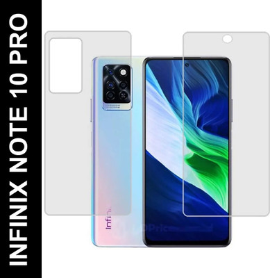 DOWRVIN Front and Back Tempered Glass for INFINIX NOTE 10 PRO(Pack of 1)
