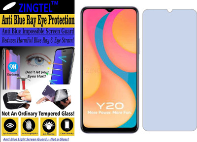 ZINGTEL Impossible Screen Guard for VIVO Y20 (Impossible UV AntiBlue Light)(Pack of 1)