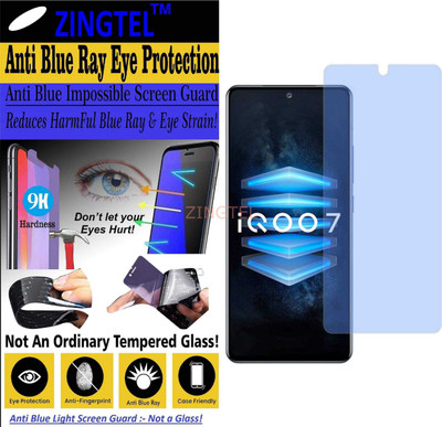 ZINGTEL Impossible Screen Guard for VIVO IQOO 7 LEGEND 5G (Impossible UV AntiBlue Light)(Pack of 1)