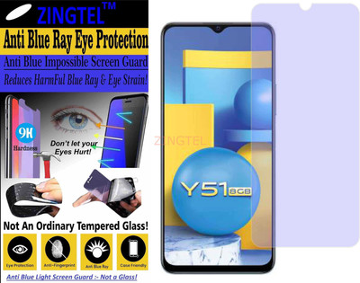 ZINGTEL Impossible Screen Guard for VIVO Y51 (Impossible UV AntiBlue Light)(Pack of 1)
