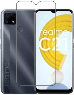 Express Buy Tempered Glass Guard for REALME C21(Pack of 1)