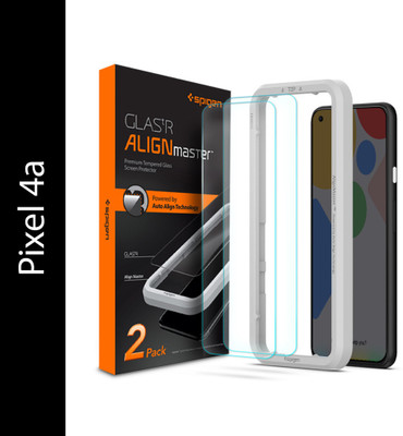 Spigen Tempered Glass Guard for Pixel 4a(Pack of 2)