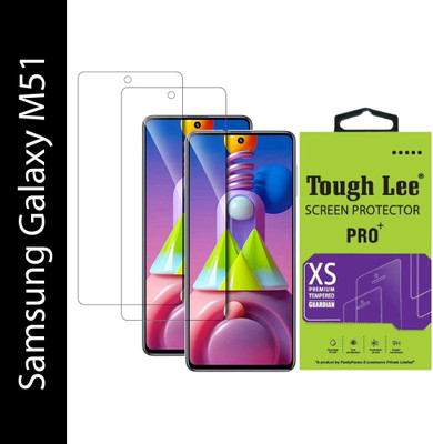 TOUGH LEE Tempered Glass Guard for Samsung Galaxy M51(Pack of 2)