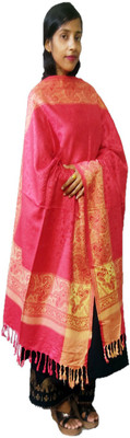 Kashmiri queen Wool Printed Women Shawl(Multicolor)