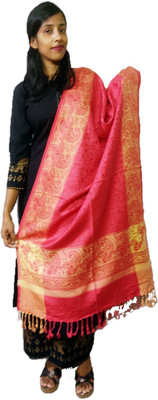 Retailmart Wool Self Design Women Shawl(Multicolor)