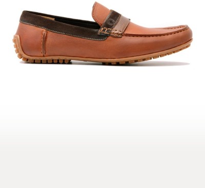 RUOSH Loafers For Men(Tan , 7)