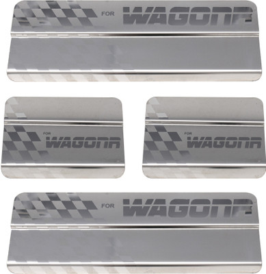 Galio Car Footsteps/Sill Guard Stainless Steel Scuff Plate for Wagon R- Door Sill Plate