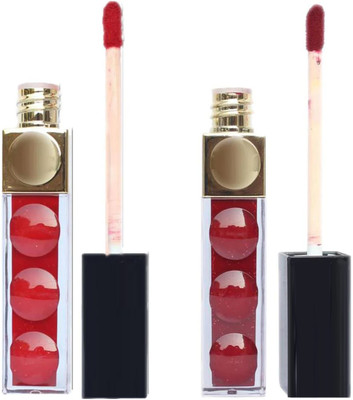 Latixmat RED & DEEP MAROON MATTE FINISH WATER PROOF & LONG LASTING LIQUID SINDOOR SINDOOR(Red, Maroon)