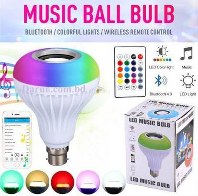 Motile Bluetooth LED Music Light Bulb, B22 led Light Bulb Smart Bulb