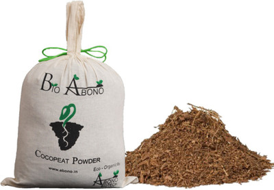 Abono CocoPeat Powder (2 Kg), Eco-Friendly, Reusable Cotton Bag Packed Fertilizer(2 kg, Powder)