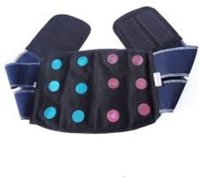 EKiN Acupressure Magnetic Back & Belly Belt -12 Magnet Jeans Back / Lumbar Support(Black)