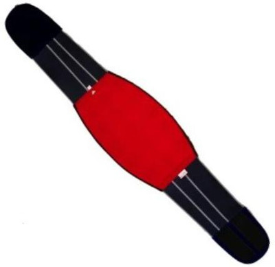 EKiN Magnetic Back & Belly Belt - 15 Magnet Velvet Back / Lumbar Support(Red, Black)