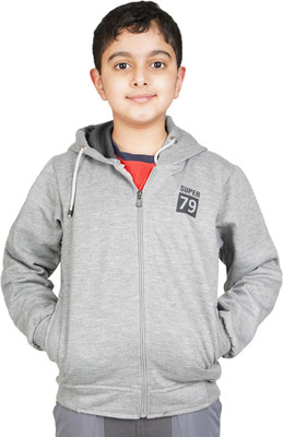nomKLER Full Sleeve Solid Boys Sweatshirt