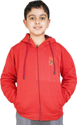 nomKLER Full Sleeve Solid Boys Sweatshirt