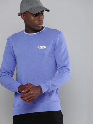 LEVI'S Full Sleeve Solid Men Sweatshirt