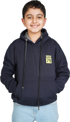Burdy Full Sleeve Solid Boys Sweatshirt