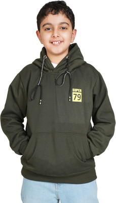 Burdy Full Sleeve Solid Boys Sweatshirt