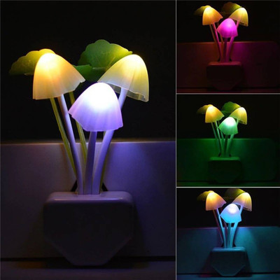 MOOZMOB V2 Version LED Flower Light with Auto On/Off Sensor for Bedroom Night Light Smart Sensor Light