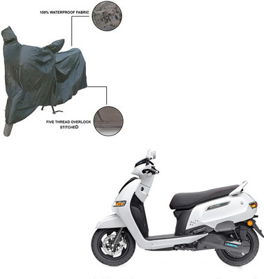 Home Ark Two Wheeler Cover for TVS(iQube, Grey)