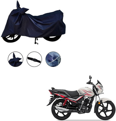 Trader's Stop Two Wheeler Cover for TVS(Star City Plus, Blue)