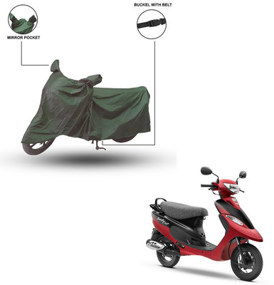 Trader's Stop Two Wheeler Cover for TVS(Scooty Pep+, Green)