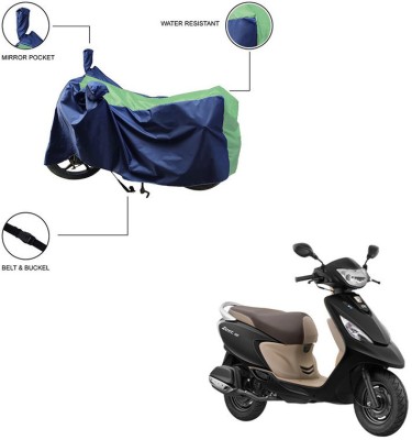 Home Ark Two Wheeler Cover for TVS(Scooty Zest 110, Green)