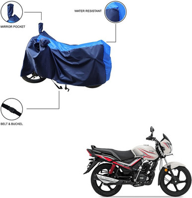 Trader's Stop Two Wheeler Cover for TVS(Star City Plus, Blue)