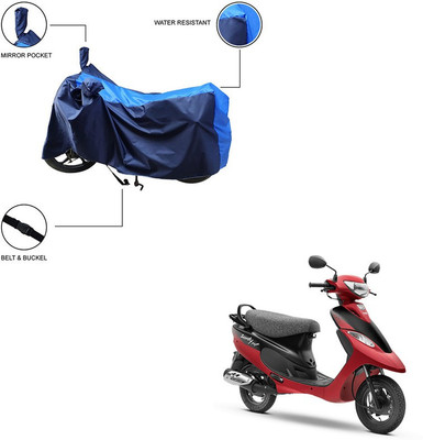 Trader's Stop Two Wheeler Cover for TVS(Scooty Pep+, Blue)