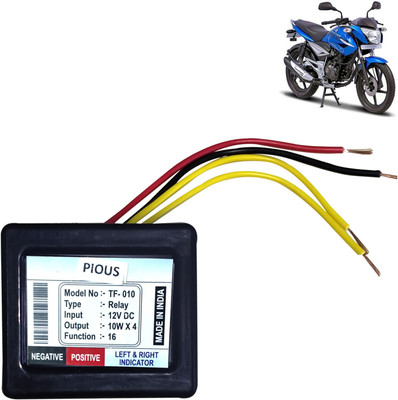 Pious Front, Rear, Side Flasher Indicator Light for Bajaj XCD 125cc
