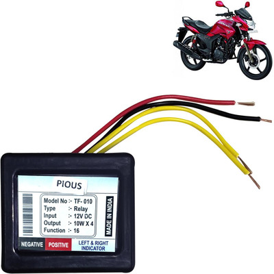 Pious Front, Rear, Side Flasher Indicator Light for Hero Hunk