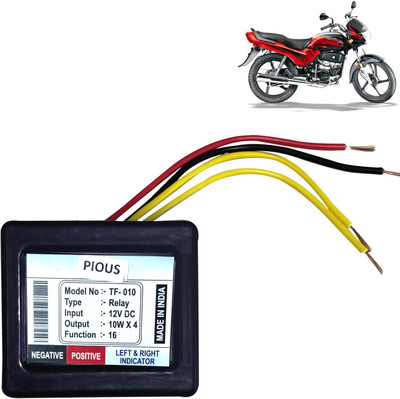 Pious Front, Rear, Side Flasher Indicator Light for Hero Passion Plus