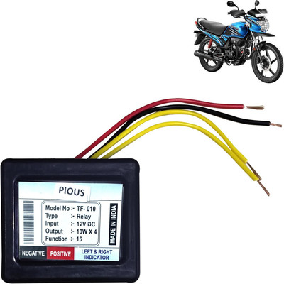 Pious Front, Rear, Side Flasher Indicator Light for Hero Passion Pro