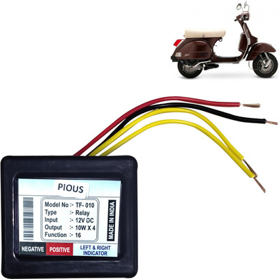 Pious Front, Rear, Side Flasher Indicator Light for TVS Universal For Bike