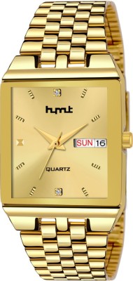 HYMT HMTY-7016 ORIGINAL GOLD PLATED DAY & DATE FUNCTIONING WATCH FOR BOYS Analog Watch  - For Men