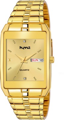 HYMT HMTY-7014 ORIGINAL GOLD PLATED DAY & DATE FUNCTIONING FOR BOYS Analog Watch  - For Men