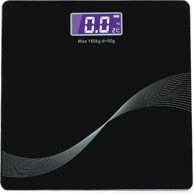 NISCOMED Automatic Personal Digital Weight Machine,Scale With Large LCD Display Weighing Scale(Silver-Shadow)