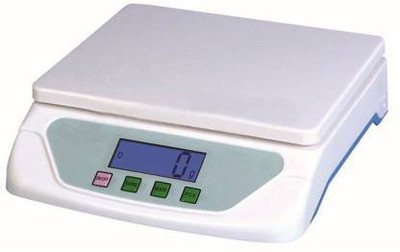 RTB 30kg x 1g Premium Scale for Multi-purpose weight measuring machine with Adapter Weighing Scale (White Weighing Scale(White)