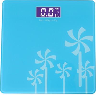 NISCOMED Automatic Personal Digital Weight Machine,Scale With Large LCD Display Weighing Scale(Blue-Fan)