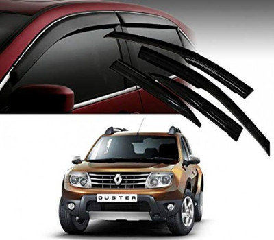 Under Auto For Non-convertibles Front, Rear Wind Deflector(Tinted Renault Duster)