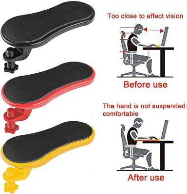 TYAG Rotating Computer Arm Rest Pad Ergonomic Adjustable PC Wrist