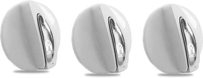 LSRP's Universal Fit Set of 3 knob suitable with LG semi automatic washing machine – round premium pp made knob Compatible for LG washing machine – LG knobs – LG Washing Machine knobs – LG Semi Automatic Washing Machine Knob – Grayish White Appliance Knob