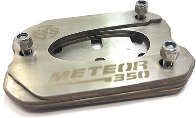 road religion Royal Meteor 350 Stainless Steel Side Stand Extender Sleeve Bike Side Stand