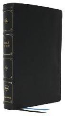 KJV Holy Bible: Compact, Black Leathersoft, Comfort Print: King James Version (Maclaren Series)(English, Leather / fine binding, Nelson Thomas)