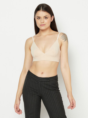 Da Intimo Women Bralette Non Padded Bra(Beige)