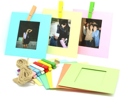 FotoCart Instax Camera Mini Films Colorful Frame Compatible with Fujifilm Mini 8 8+ 9 70 7s 90 25 26 50s Film, 10 Pcs (Square) Film Roll(Yes 800 ISO Pack of 10)