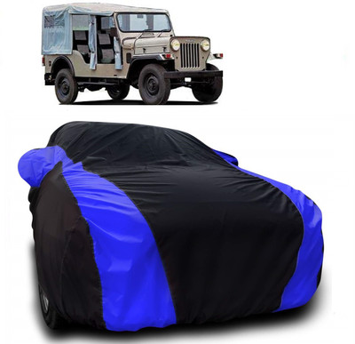 Autoprime Car Cover For Mahindra Jeep (With Mirror Pockets)(Multicolor)