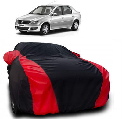 Autoprime Car Cover For Renault Logan (With Mirror Pockets)(Multicolor)